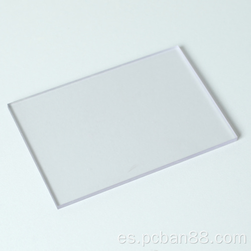 0,8 mm anti antidiviolos de policarbonato transparente